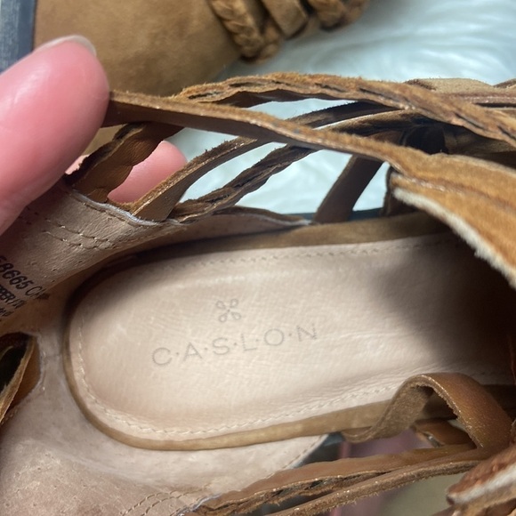 Caslon Liam Braided Suede in shade Cognac - Picture 8 of 8